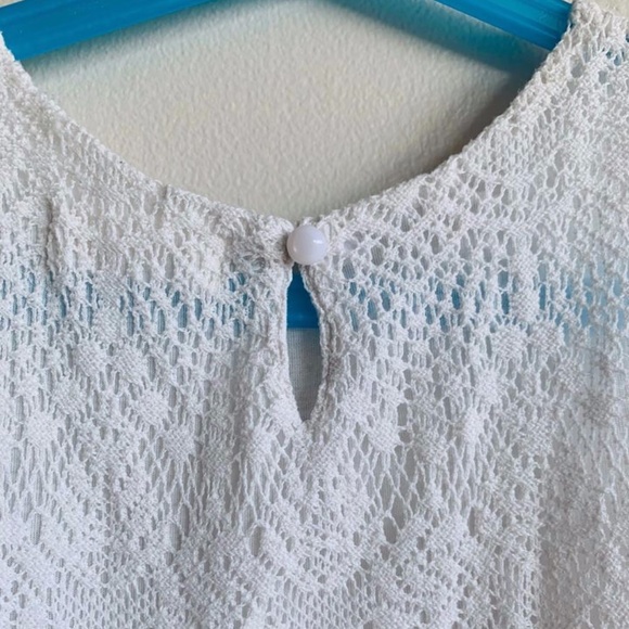 H&M White Lace Dress SIZE US 6-8Y - Picture 6 of 8